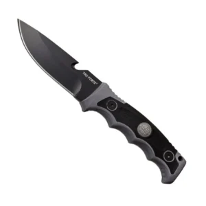 Faca Tatica Preta com Bracelete Paracord e Bainha - Tac Force